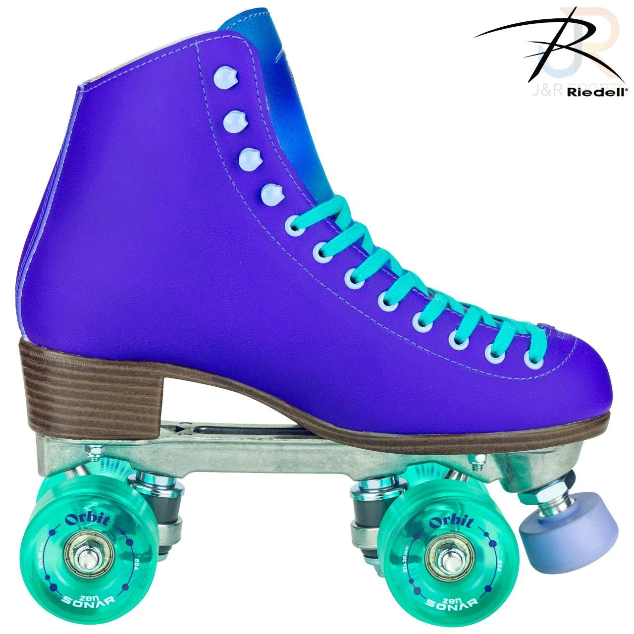 Riedell Orbit Skates Ultraviolet Size Med Quad Skates 3 Riedell Orbit Skates Ultraviolet Size Med Quad Skates - Image 3