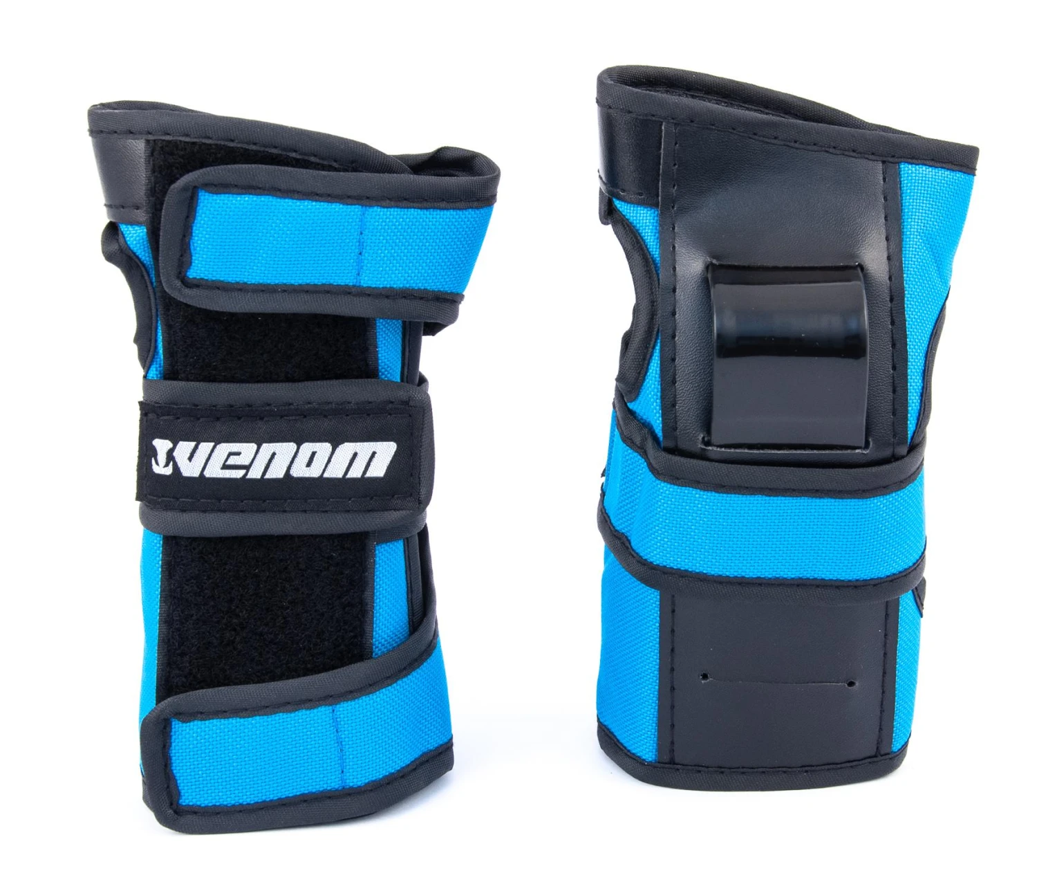 Venom Triple Knee/Elbow/Wrist Pad Set - Blue Black 5 Venom Triple Knee/Elbow/Wrist Pad Set - Blue Black - Image 5