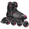 Aerio V2 Q-60 Semi Soft Black/Pink Inline Skates