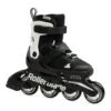 Rollerblade Microblade Blk/Wht Kids Inline Recreational Skate -Skate Warehouse 58406bee 9422 46cd aa2c 68bc00cd9657