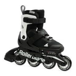 Rollerblade Microblade Blk/Wht Kids Inline Recreational Skate