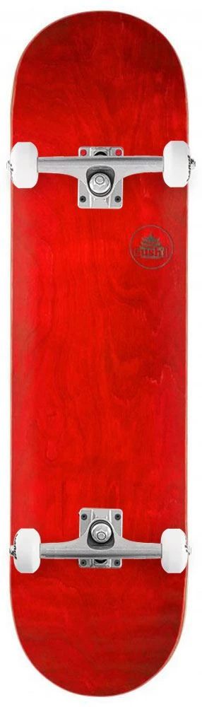 Sushi S Pagoda Stamp Red Custom Complete Skateboard - 7.875" 1 Sushi S Pagoda Stamp Red Custom Complete Skateboard - 7.875"