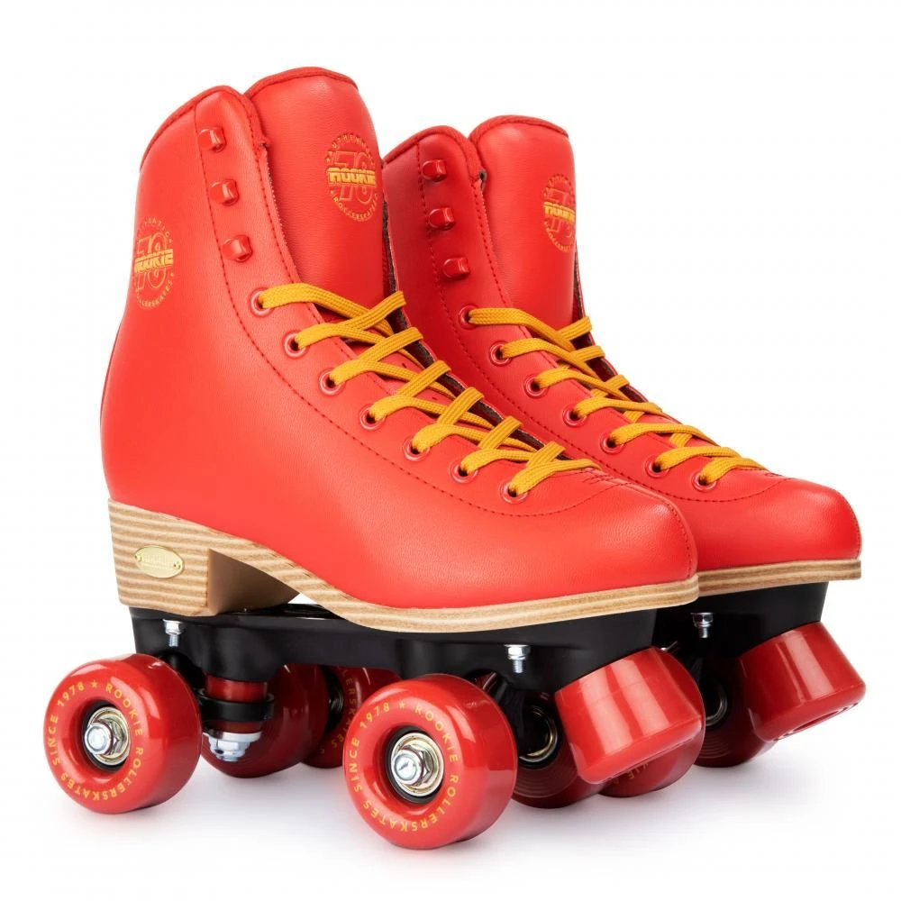 Rookie Quad Skate Rollerskates Classic 78 - Red 1 Rookie Quad Skate Rollerskates Classic 78 - Red