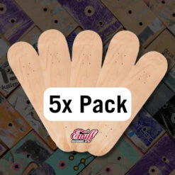 Enuff Blank Natural 7.75" Skateboard Decks Maple Wood, Perfect For Skating, Custom Art, DIY Projects, And Furniture