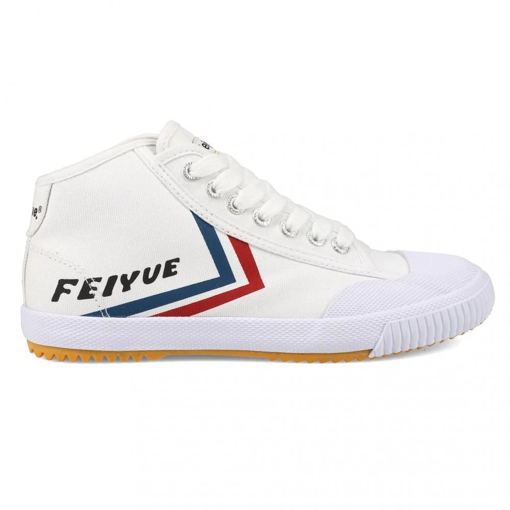 Feiyue Footwear Fe Lo Mid 1920 Martial Arts/Gym/Lifing Shoes - White / Blue / Red 1 Feiyue Footwear Fe Lo Mid 1920 Martial Arts/Gym/Lifing Shoes - White / Blue / Red