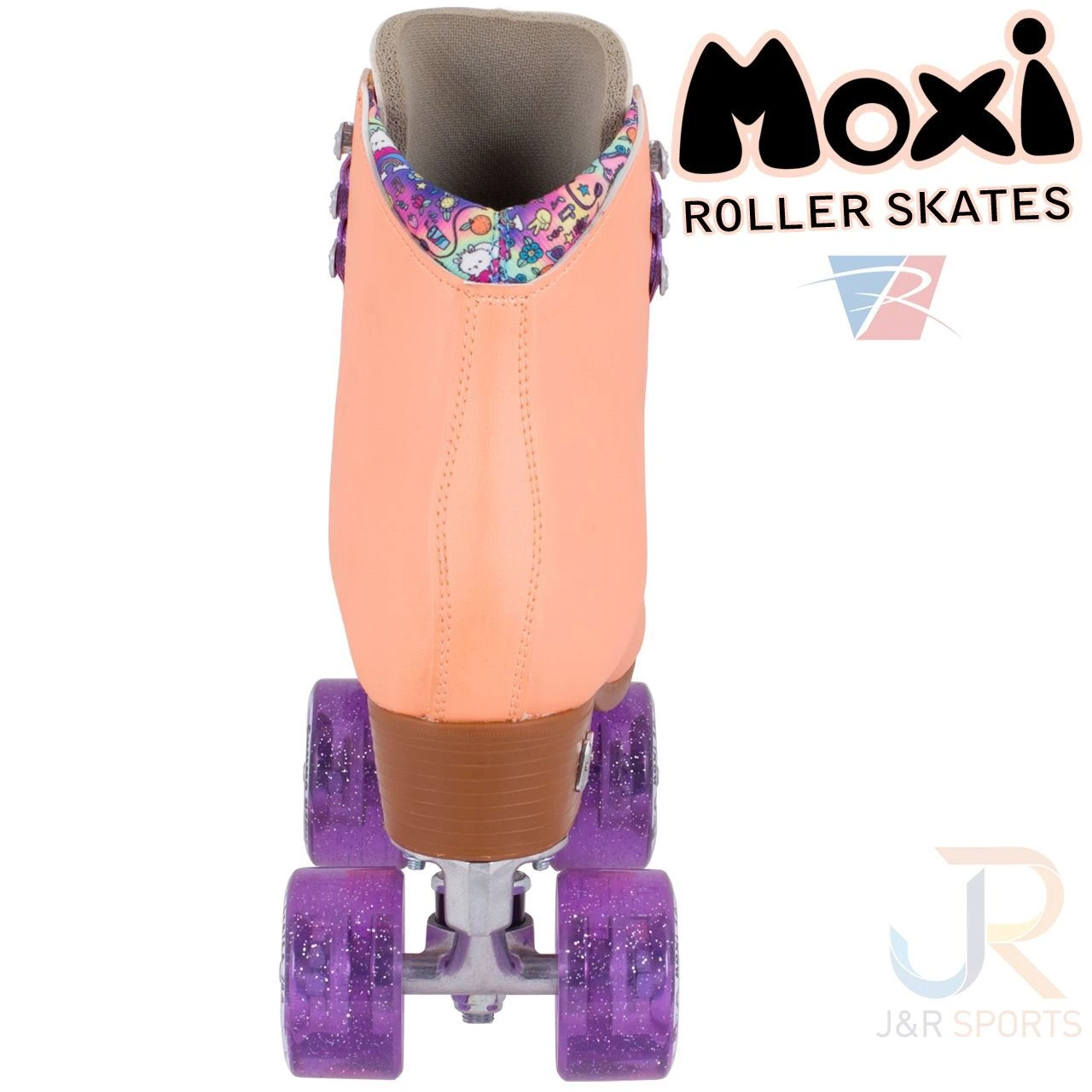 Moxi Skates Beach Bunny Peach Size Quad Skates 2 Moxi Skates Beach Bunny Peach Size Quad Skates - Image 2