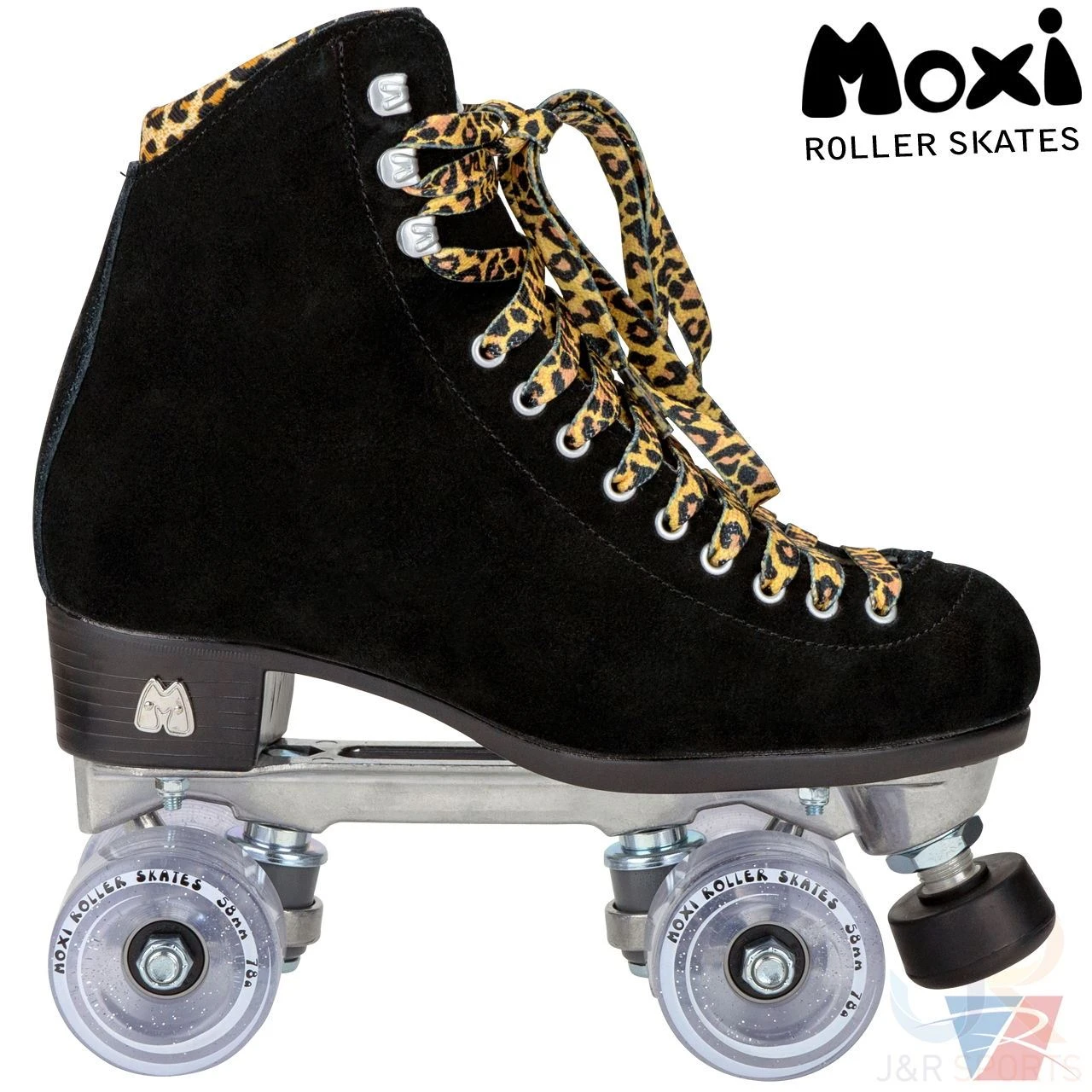 Moxi Skates Panther Black Suede Size Med Quad Skates 2 Moxi Skates Panther Black Suede Size Med Quad Skates - Image 2