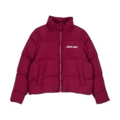Santa Cruz Womens Jacket Strip 2 In 1 Quilted Jacket - Dark Cherry