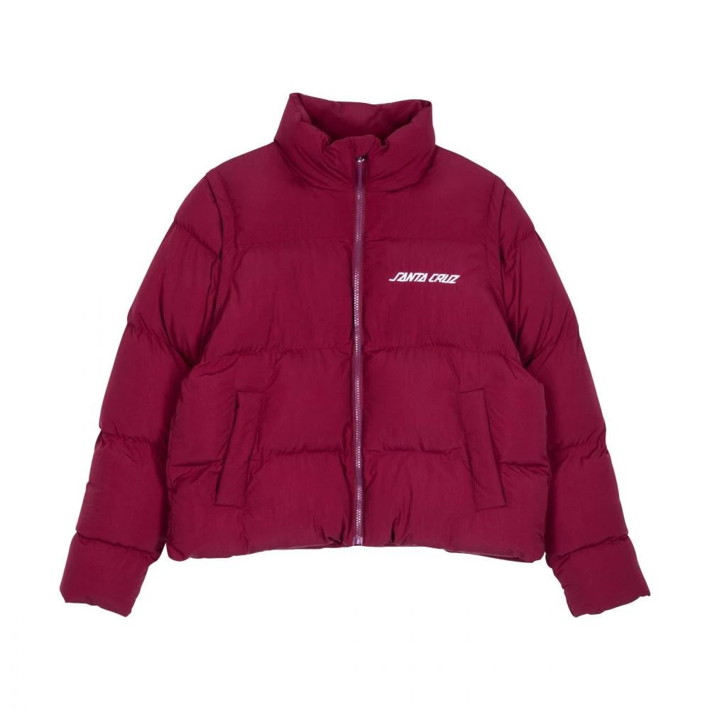 Santa Cruz Womens Jacket Strip 2 In 1 Quilted Jacket - Dark Cherry 1 Santa Cruz Womens Jacket Strip 2 In 1 Quilted Jacket - Dark Cherry