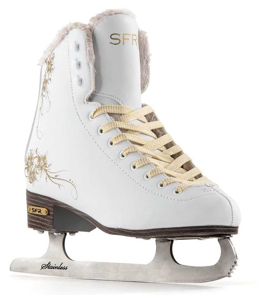 SFR Glitra Ice Skates - White 4 SFR Glitra Ice Skates - White - Image 4