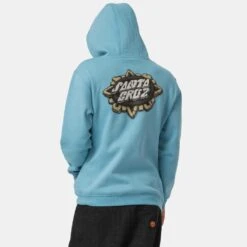 Santa Cruz Hood Aztec Dot Hood - Norse Blue -Skate Warehouse 6615c409 bcb3 4d5b 8a0b b13644b9326d