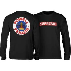 Powell Peralta Powell-Peralta™ Supreme Longsleeve Tee Black -Skate Warehouse 67d654d6 38a4 45eb a9f6 6b898654b31f
