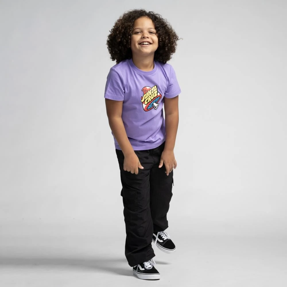 Santa Cruz Youth T-Shirt Youth Toadstool Dot - Meta Mauve 2 Santa Cruz Youth T-Shirt Youth Toadstool Dot - Meta Mauve - Image 2