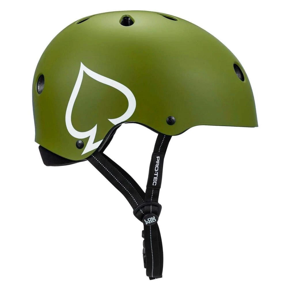 Pro-Tec Helmet Low Pro - Amry / Green Matte 2 Pro-Tec Helmet Low Pro - Amry / Green Matte - Image 2