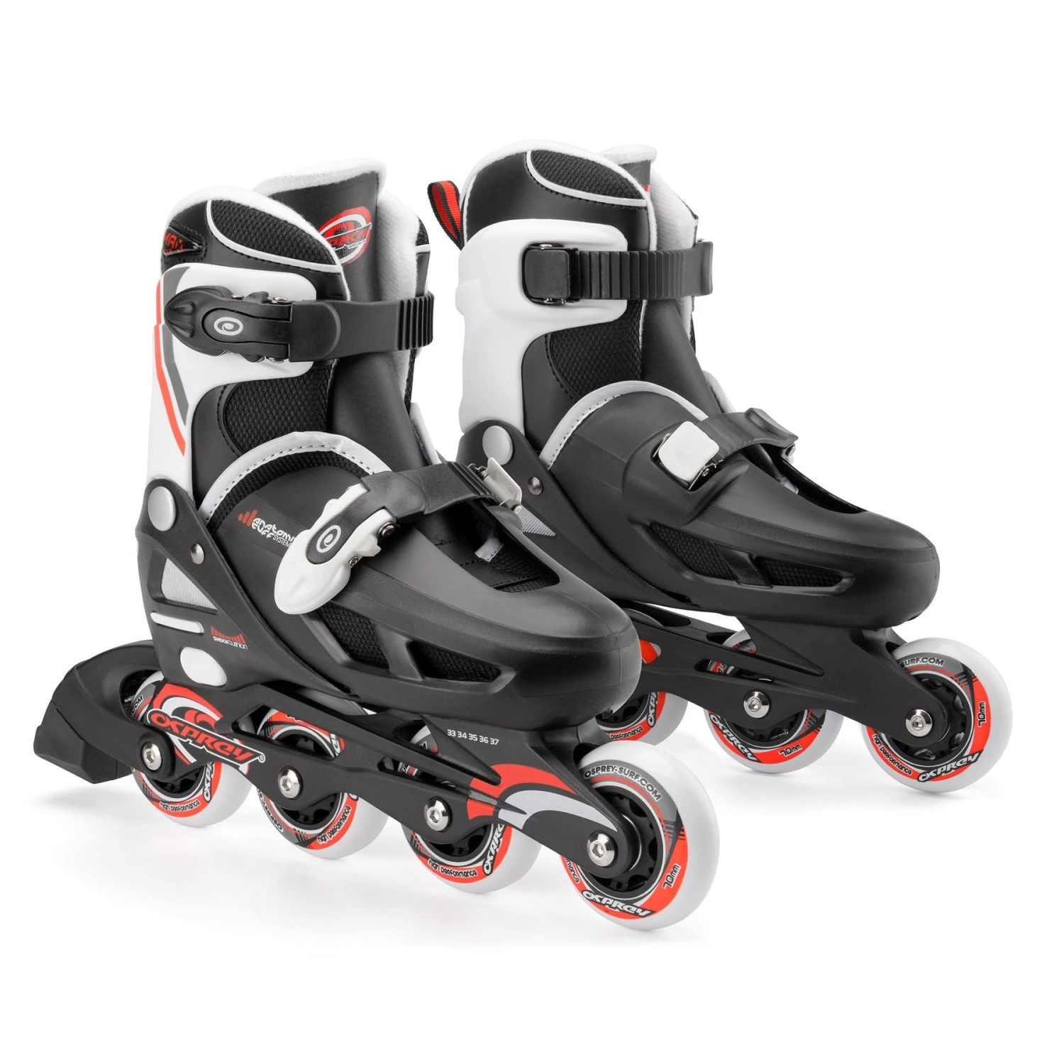 Osprey Adjustable Inline Skate - Red 1 Osprey Adjustable Inline Skate - Red