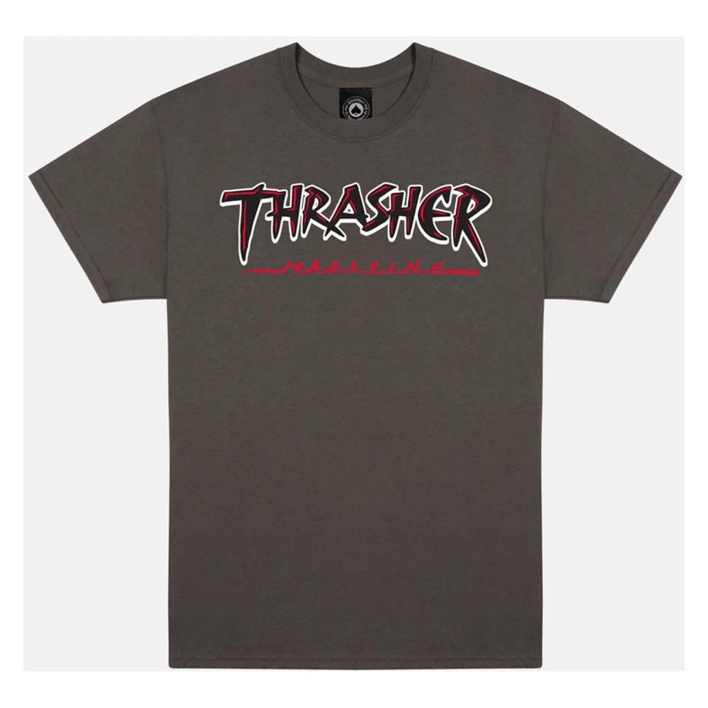 Thrasher T-Shirt Slash - Charcoal 1 Thrasher T-Shirt Slash - Charcoal