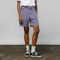 Santa Cruz Womens Shorts Daybreak - Lavender Wash -Skate Warehouse 70bbeabd 36d7 4135 8540 52feba3dd5ce