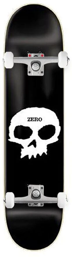 Zero Single Skull Blk / Wht X Venom Custom Complete Skateboard - 8.5"