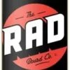 Rad Solid Skateboard Deck Black/Red 8.25"