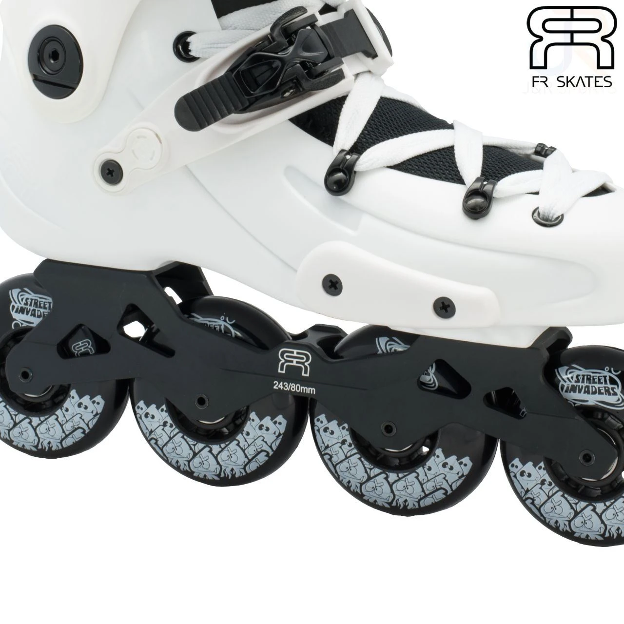 Fr Skates Fr1 80 White Inline Skates 3 Fr Skates Fr1 80 White Inline Skates - Image 3