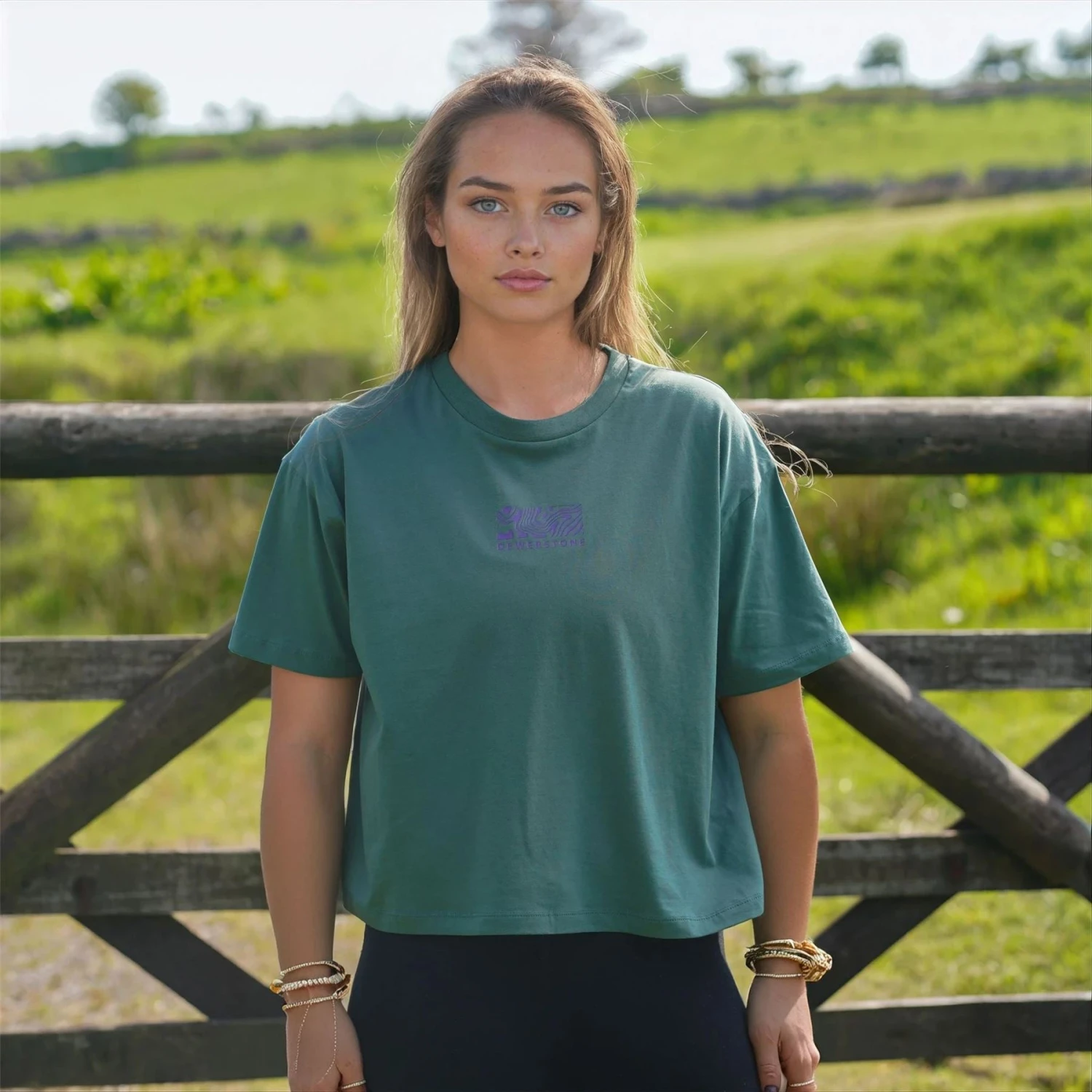Bedrock Womens Boxy Organic Cotton T-Shirt - IVY GREEN 1 Bedrock Womens Boxy Organic Cotton T-Shirt - IVY GREEN