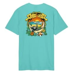 Santa Cruz T-Shirt Winkowski 8Baller Trip T-Shirt - Pool Blue
