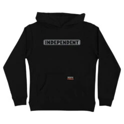 Independent Youth Hood Bar Logo Reflective - Black / Reflective