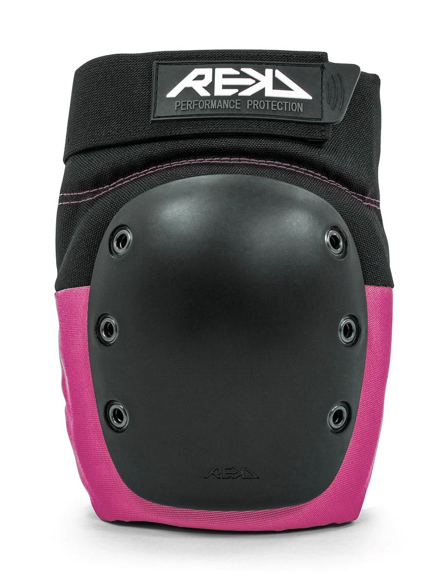 REKD Skateboard Skate Scooter BMX Ramp Knee Pads - Black / Pink 7 REKD Skateboard Skate Scooter BMX Ramp Knee Pads - Black / Pink - Image 7