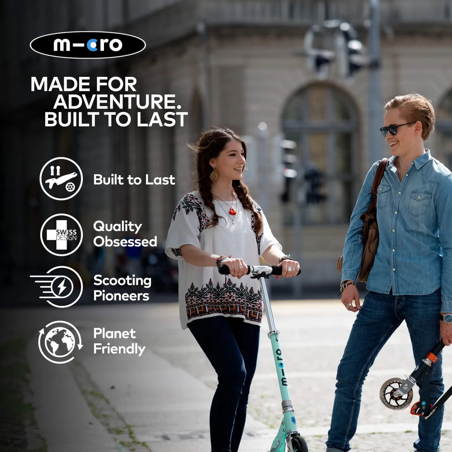 Micro Speed Classic Mint Scooter 4 Micro Speed Classic Mint Scooter - Image 4