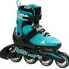 Rollerblade Microblade Aqu/Blk Kids Inline Recreational Skate