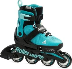 Rollerblade Microblade Aqu/Blk Kids Inline Recreational Skate
