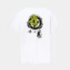 Santa Cruz T-Shirt Roskopp Screaming Target - White
