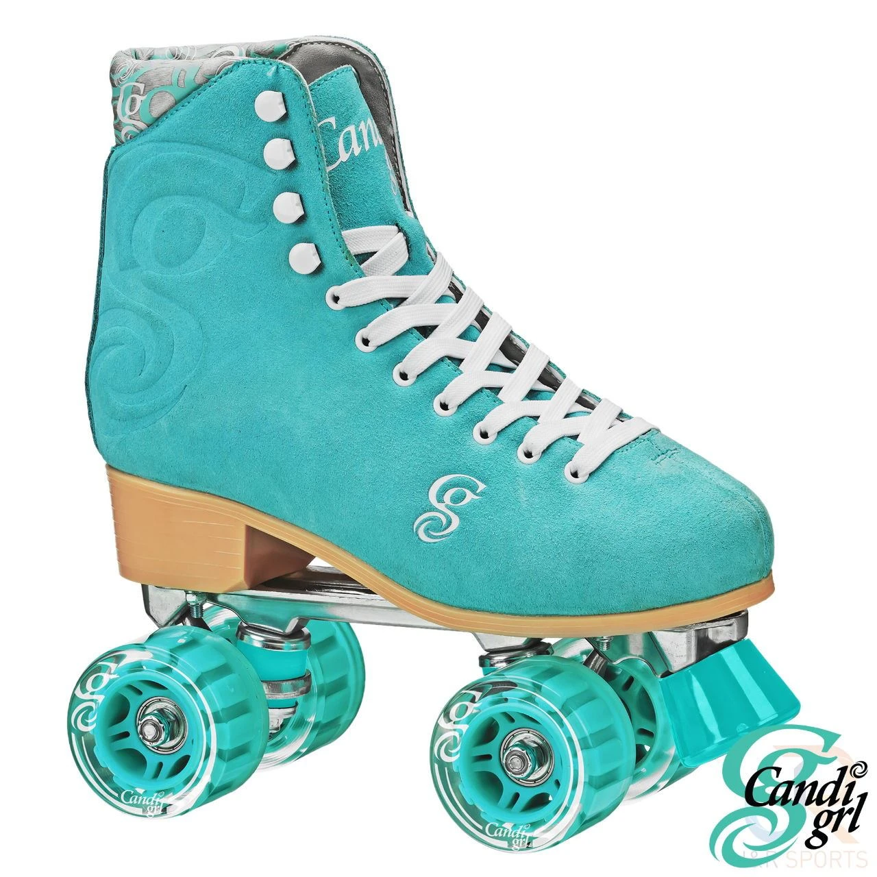 Candi Grl Carlin Teal Quad Skates 1 Candi Grl Carlin Teal Quad Skates