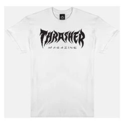 Thrasher T-Shirt Metal - White