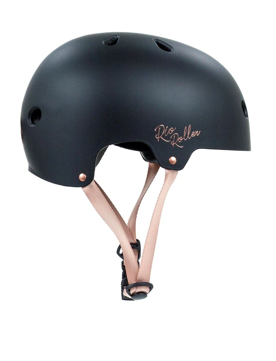 Rio Roller Rose Skate Helmet - Black 1 Rio Roller Rose Skate Helmet - Black