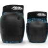 REKD Youth Heavy Duty Double Pad Set - Black / Blue