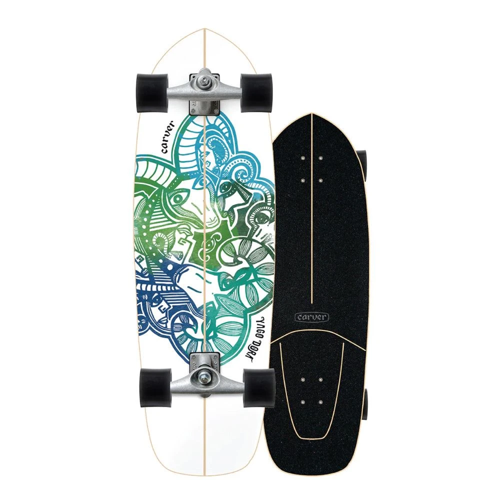 Carver Yago Dora Skinny Goat - CX Surfskate Cruiser Skateboard - 9.75" X 30.75" 1 Carver Yago Dora Skinny Goat - CX Surfskate Cruiser Skateboard - 9.75" X 30.75"