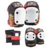 187 Killer Pads Adult Six Pack Set Caballero - Black / Red / Gold -Skate Warehouse 879fb5f5 434d 4d50 92e9 5f18c91aad8d