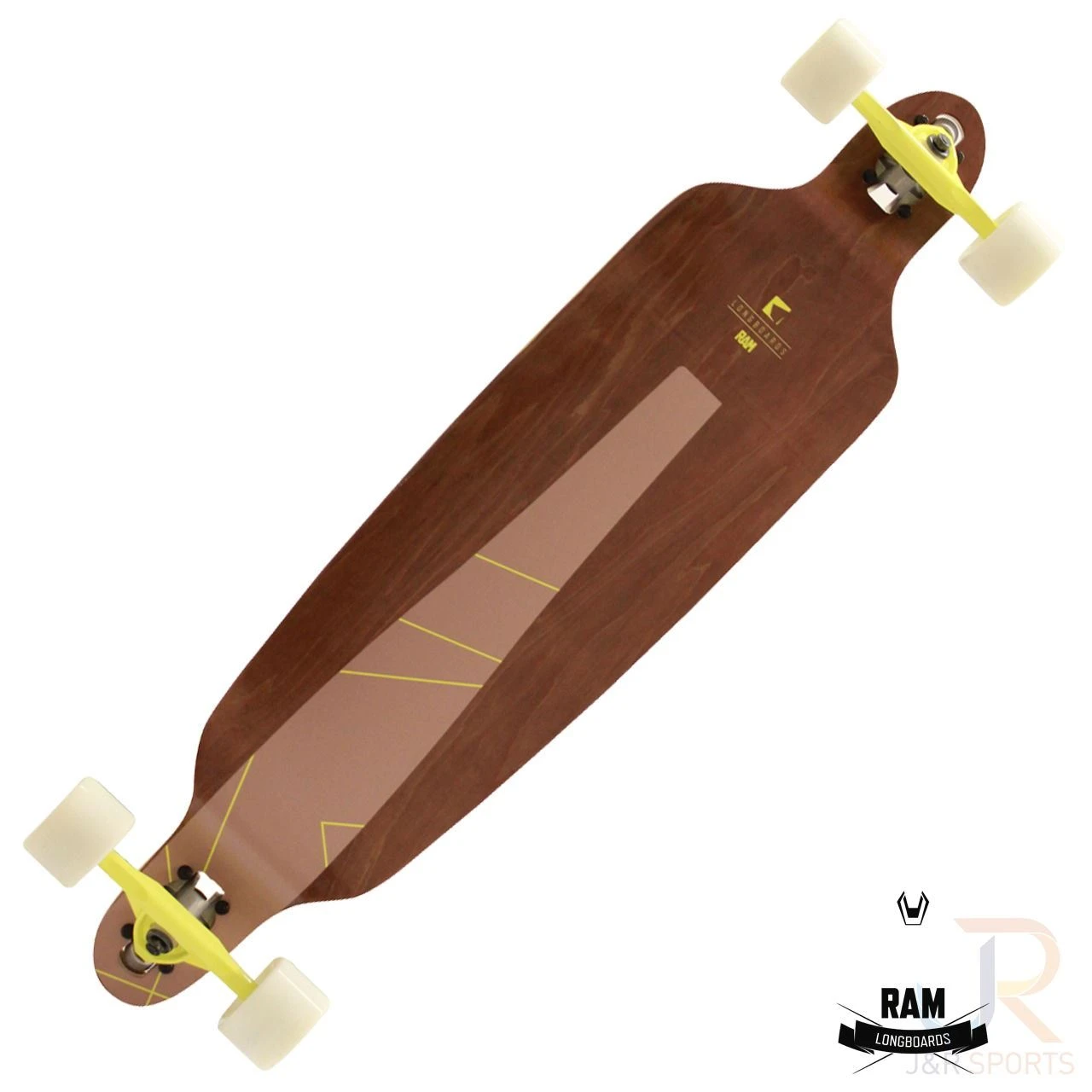 Ram Longboard - Milho 39.5" X 9.75" - Mahogany Rose 4 Ram Longboard - Milho 39.5" X 9.75" - Mahogany Rose - Image 4