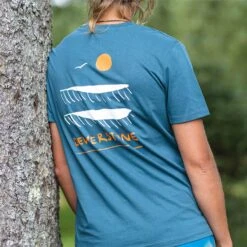 SUNNY DAYS Organic Cotton T-Shirt - TEAL -Skate Warehouse 8a313993 a727 425c 9b5c 2568aafb2b79