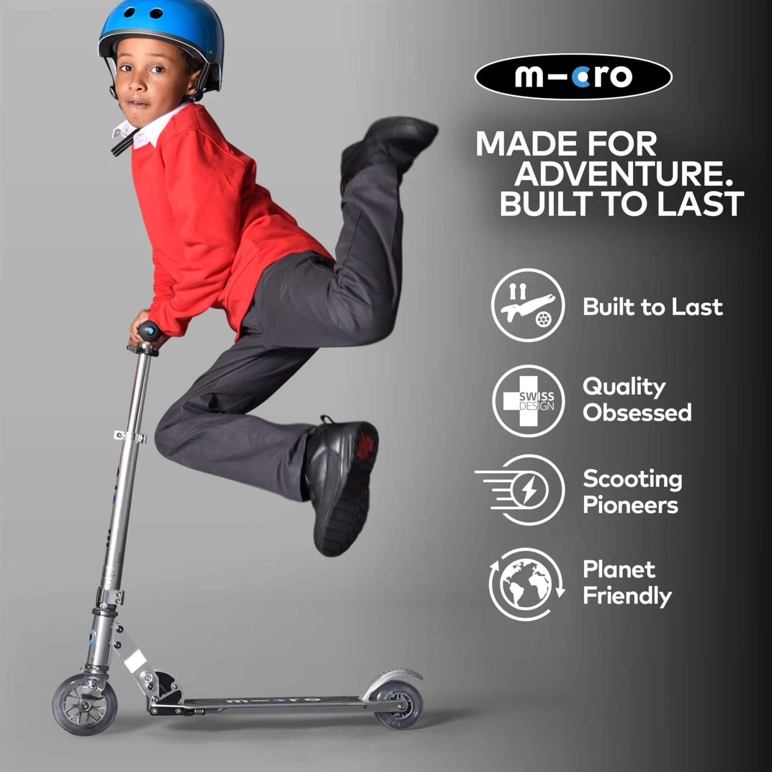 Micro Classic Sprite Silver Scooter 3 Micro Classic Sprite Silver Scooter - Image 3