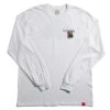 Chocolate Fiend Street Long Sleeve Tee White