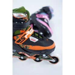 SFR Pixel Adjustable Children's Inline Skates - Green / Orange -Skate Warehouse 97695461 bad0 4d13 ad3a a835a96126b9
