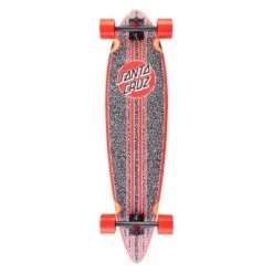 Santa Cruzer Complete Amoeba Dot Pintail Longboard - 9.58" X 39.0"