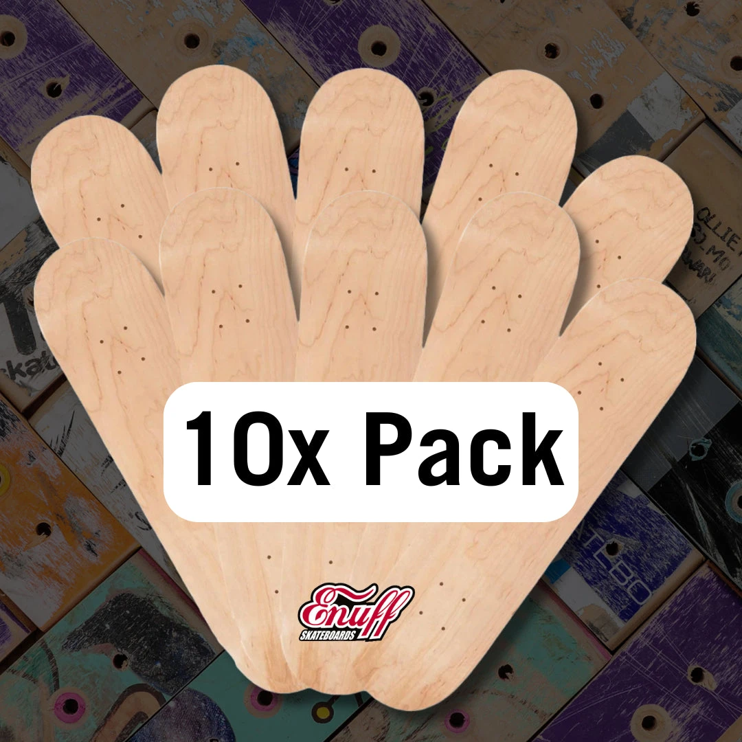 Enuff Blank Natural 7.75" Skateboard Decks Maple Wood, Perfect For Skating, Custom Art, DIY Projects, And Furniture 3 Enuff Blank Natural 7.75" Skateboard Decks Maple Wood, Perfect For Skating, Custom Art, DIY Projects, And Furniture - Image 3