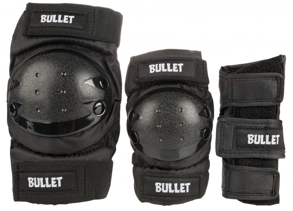 Bullet Triple Padset Standard Combo Junior OSFA - Black 1 Bullet Triple Padset Standard Combo Junior OSFA - Black