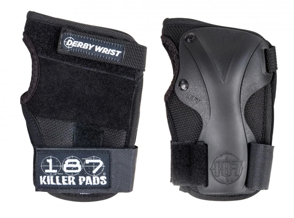 187 Killer Pads Derby Wrist - Black 1 187 Killer Pads Derby Wrist - Black