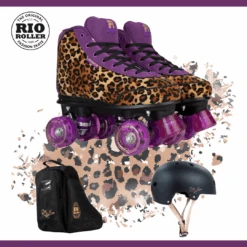 Rio Roller Leopard Skate Bundle