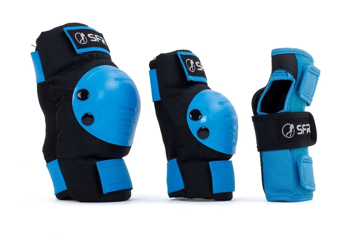 SFR Youth Ramp Triple Pad Set - Black / Blue 3 SFR Youth Ramp Triple Pad Set - Black / Blue - Image 3