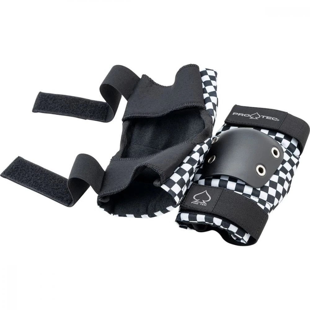 Pro-Tec Pads Street Gear Junior 3 Pack Open - Checker 2 Pro-Tec Pads Street Gear Junior 3 Pack Open - Checker - Image 2